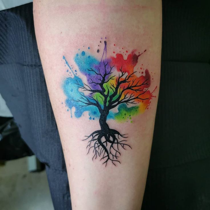 tatuagem aquarela