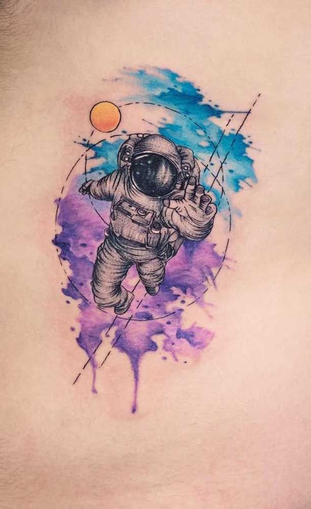 tatuagem aquarela