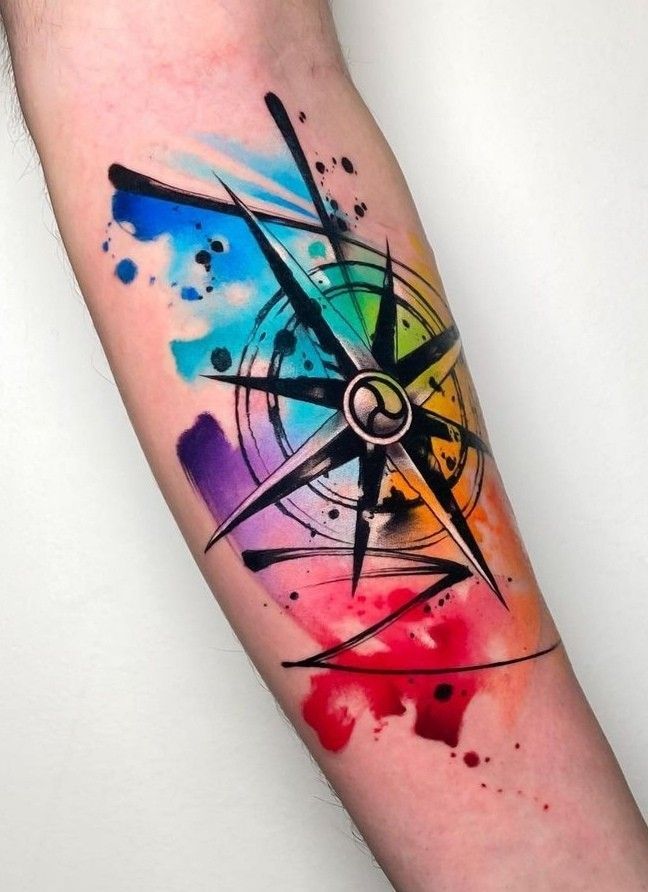 tatuagem aquarela