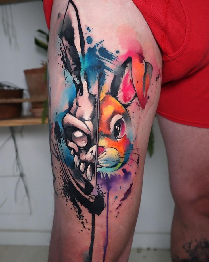 tatuagem aquarela