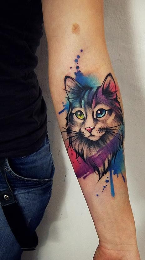 tatuagem aquarela