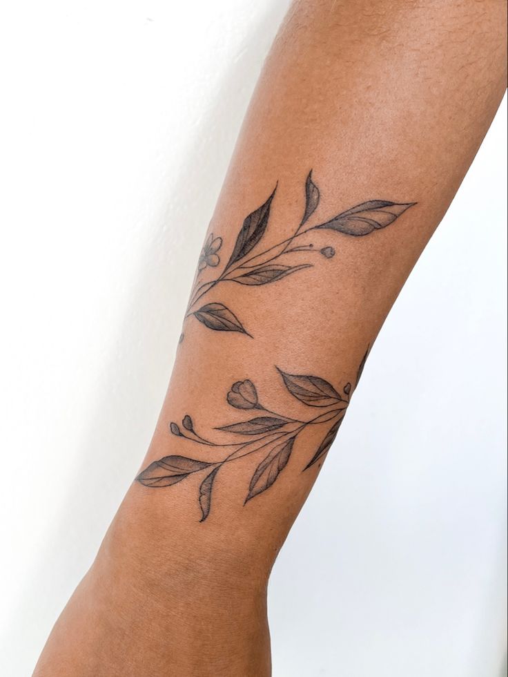 tatuagem de folha